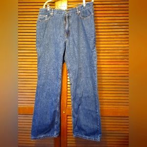 Eddie Bauer Flannel Lined Jeans size 16